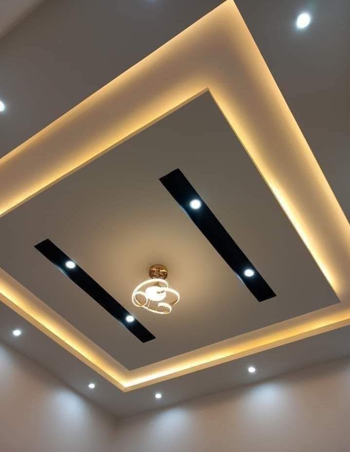 جبس بورد في المدينة المنورة بتصميم عصري وإضاءة مخفية