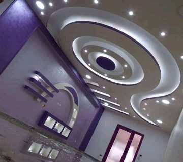 ديكورات جبس بورد مودرن في المدينة المنورة بتشطيب نظيف